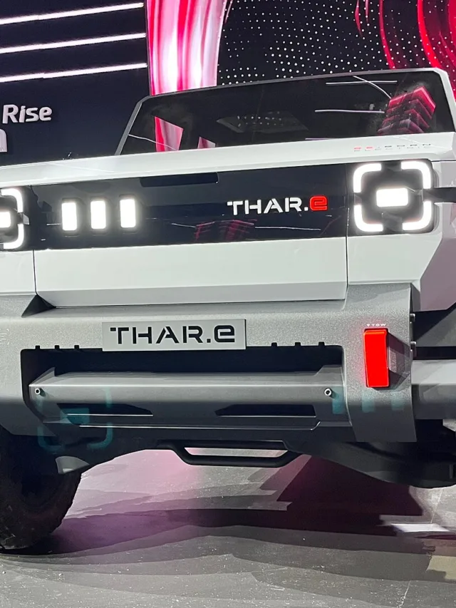 Mahindra Thar electric: 5 डोर अवतार में शोकेस हुई,