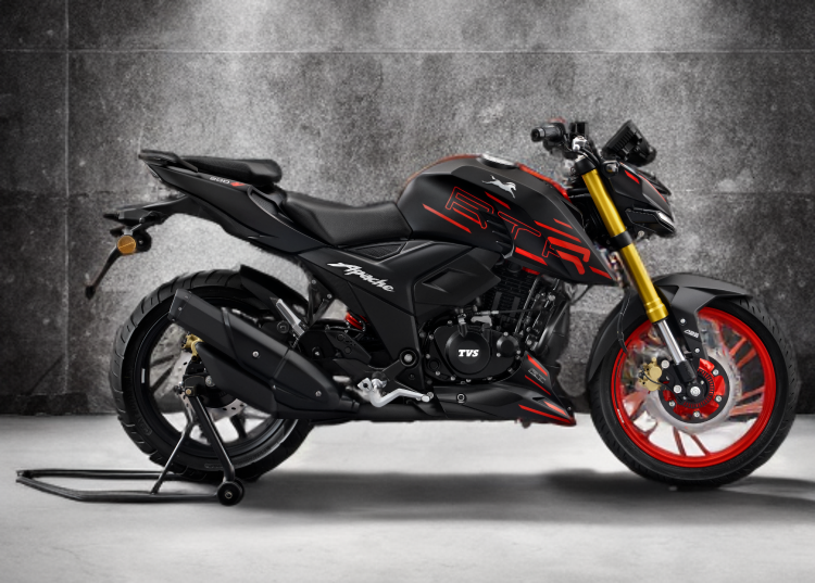 Tvs Apache RTR 200 4V: धांसू लुक, और दमदार डिजाइन, कीमत मात्र 1.63 लाख