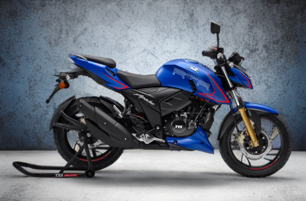 Tvs Apache RTR 200 4V: धांसू लुक, और दमदार डिजाइन, कीमत मात्र 1.63 लाख