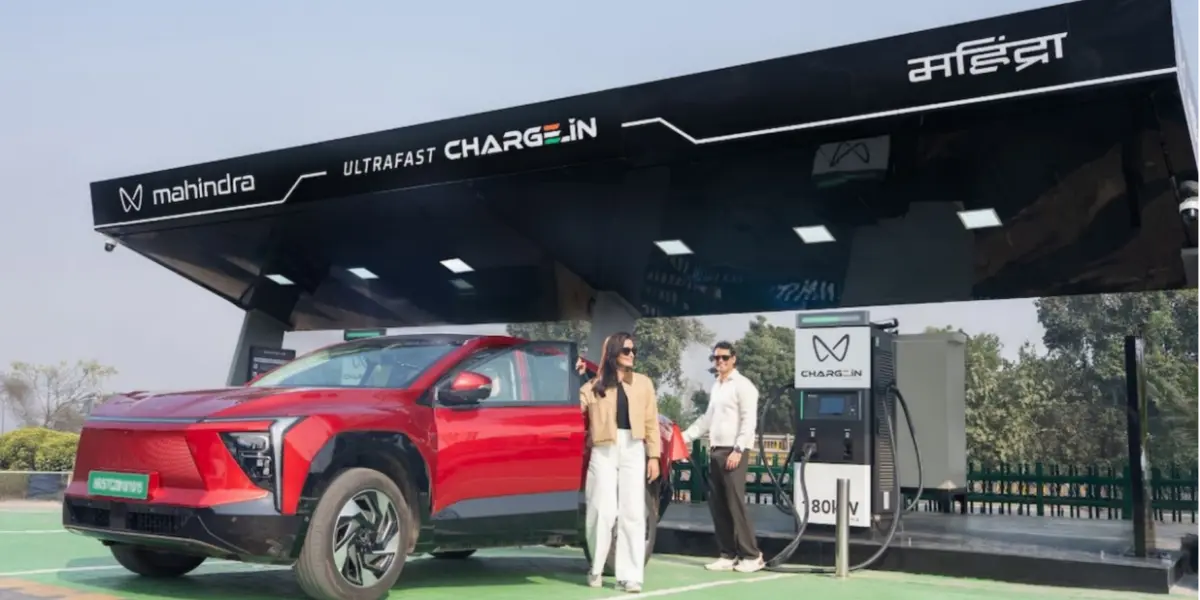 mahindra-launches-180-kw-ultra-fast-ev-charging-network :लंबी दूरी की EV यात्रा अब होगी और आसान