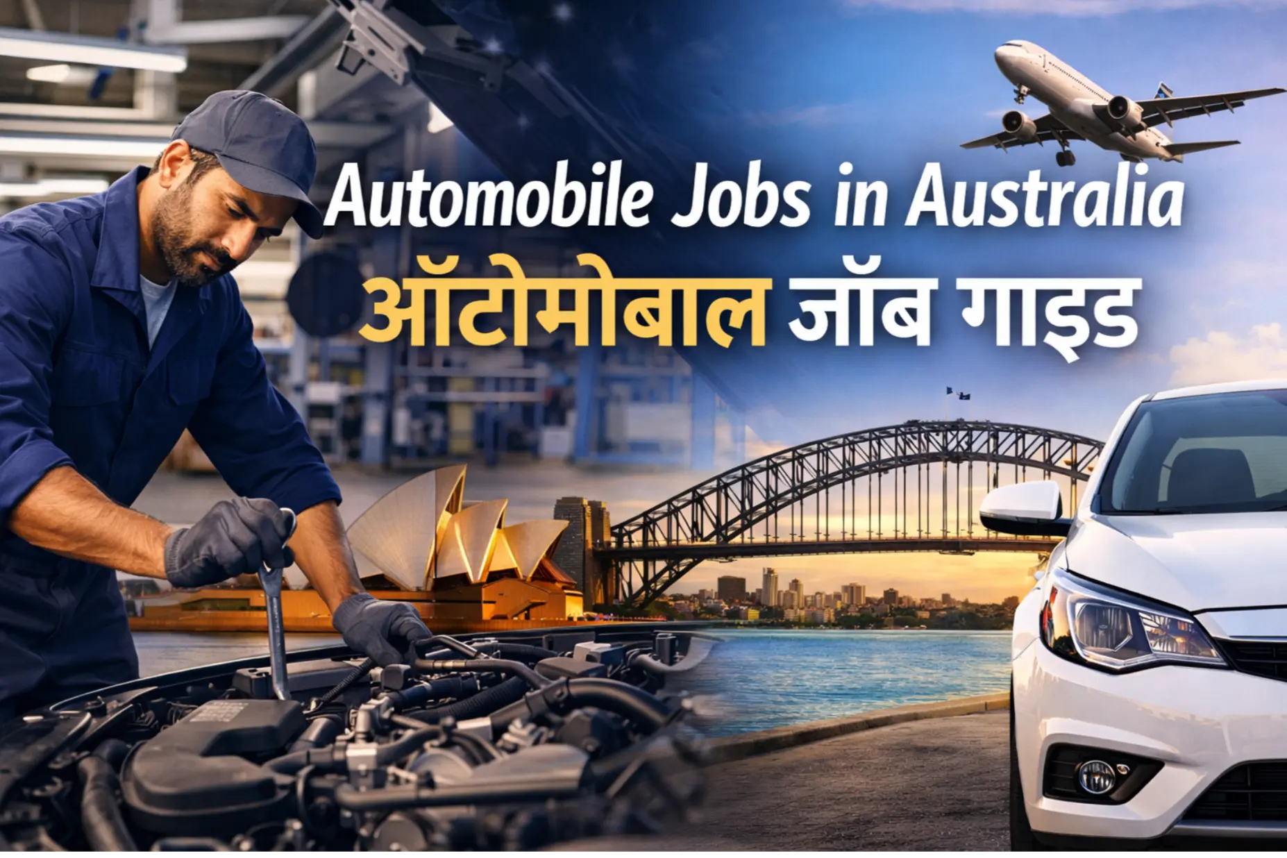 ऑटोमोबाइल सेक्टर वालों के लिए ऑस्ट्रेलिया जॉब गाइड : Australia Automobile Jobs & Career Guide 2026