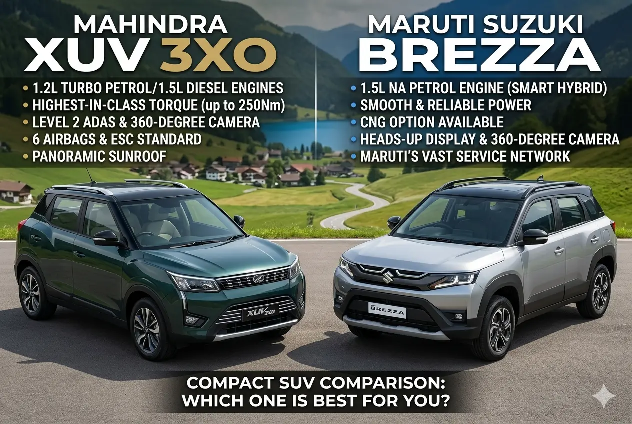 Mahindra XUV 3XO vs Maruti Brezza: दिल क्या कहता है और दिमाग क्या… SUV लेने से पहले सच जान लो