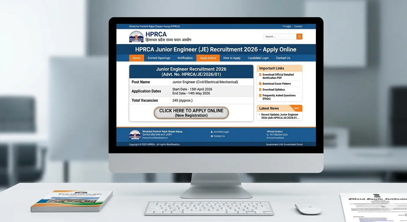 HPRCA JE Recruitment 2026: अगर आप इंजीनियर हैं तो ये मौका बिल्कुल न गंवाएं, जानिए पूरी जानकारी