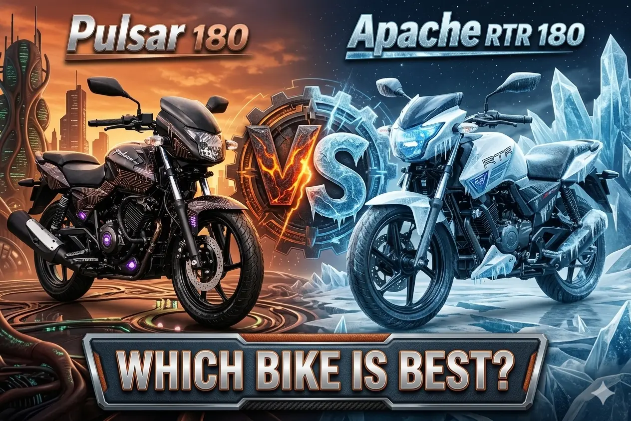 Bajaj Pulsar 180 vs TVS Apache RTR 180: कौन सी बाइक है सबसे ज्यादा दमदार?