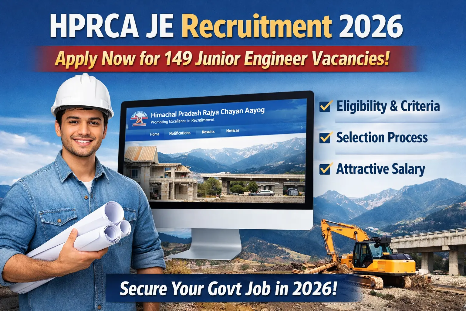 HPRCA JE Recruitment 2026: अगर आप इंजीनियर हैं तो ये मौका बिल्कुल न गंवाएं, जानिए पूरी जानकारी
