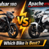 Bajaj Pulsar 180 vs TVS Apache RTR 180: कौन सी बाइक है सबसे ज्यादा दमदार?